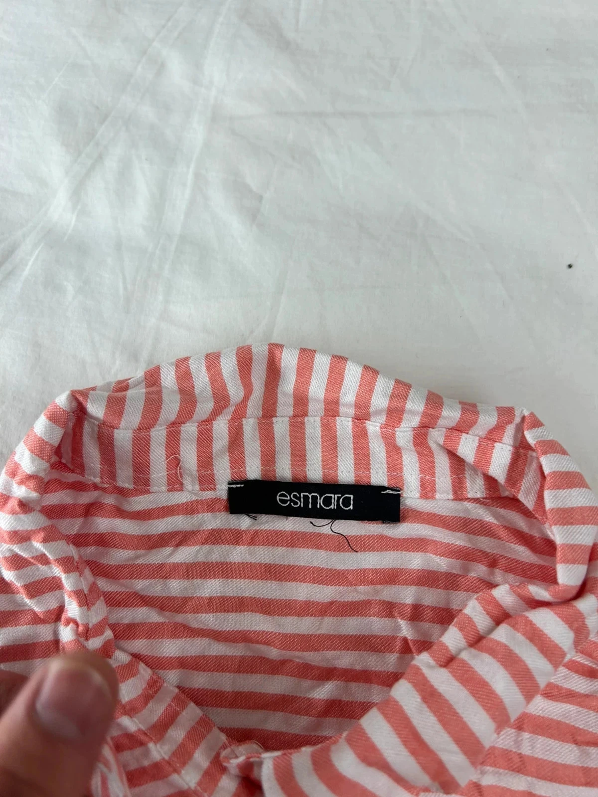 Blusa de rayas rosa y blanco esmara – photo 5